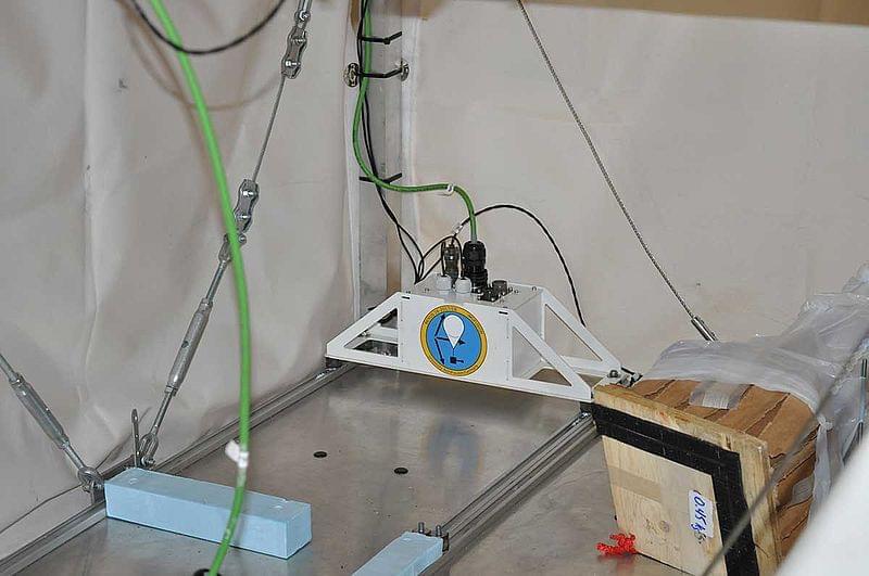 Experiment BEXUS-IMUFUSION in der Gondel