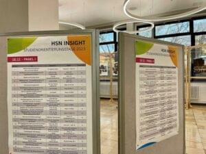 Tagesprogramm als Poster