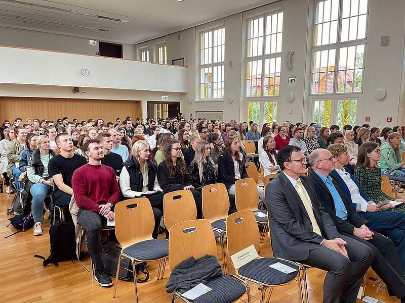 View into the audience